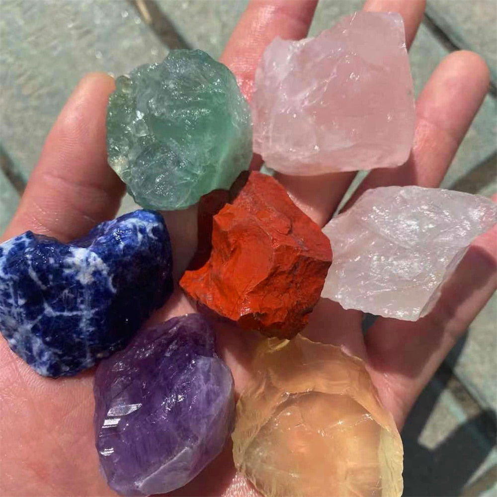 7 Chakra Stones Kit - 7 Chakra crystals align chakras - MAGIC CRYSTALS –  Magic Crystals