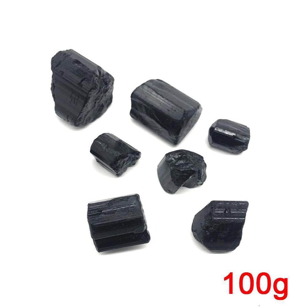 Natural Black Tourmaline Crystal Gemstone Collectibles