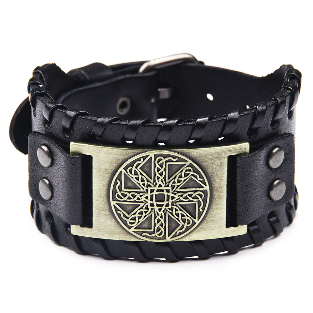 Viking Leather Bracelet