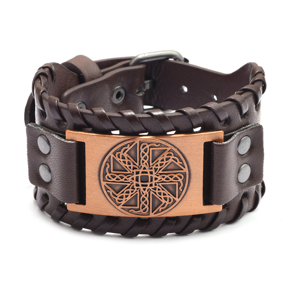 Norse Leather Bracelets