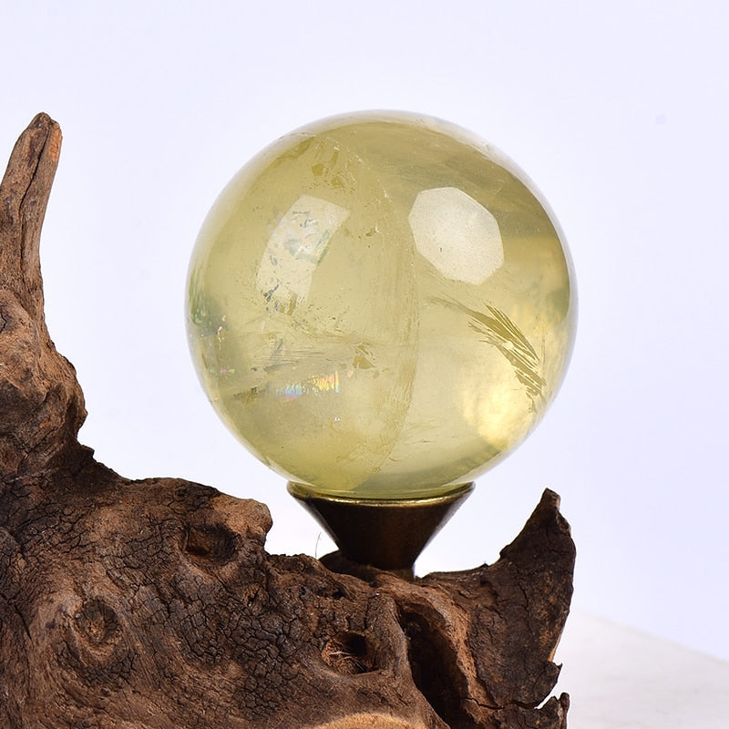 Natural Dream Crystal Ball 1 PC Polished Globe Massaging Ball Reiki