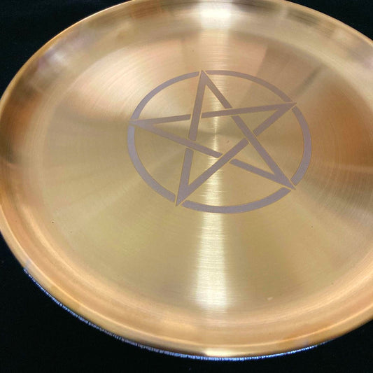 Pentagram Candlestick Table Altar Plate