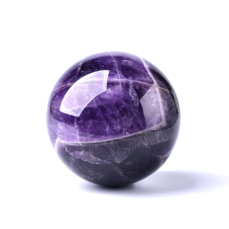 Natural Dream Crystal Ball 1 PC Polished Globe Massaging Ball Reiki