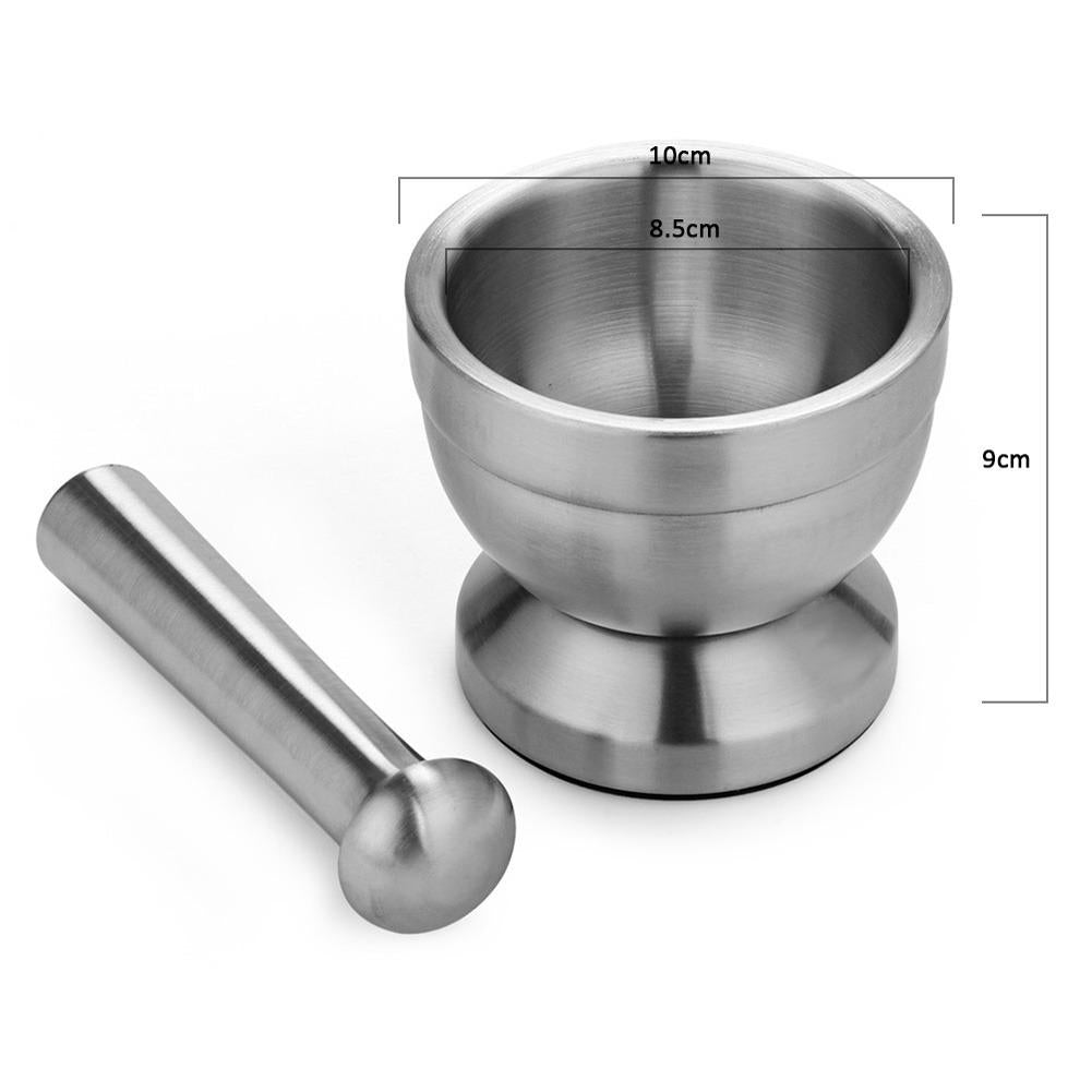 Silver Mortar And Pestle Set