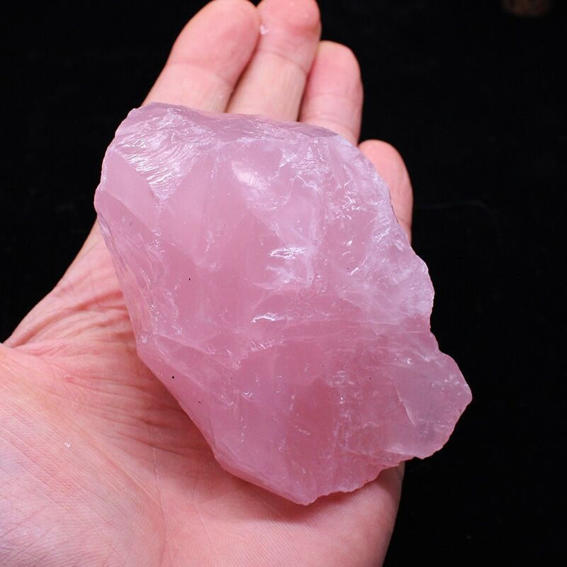 Pink Rose Quartz Stone Raw Crystal Stones 100% Natural