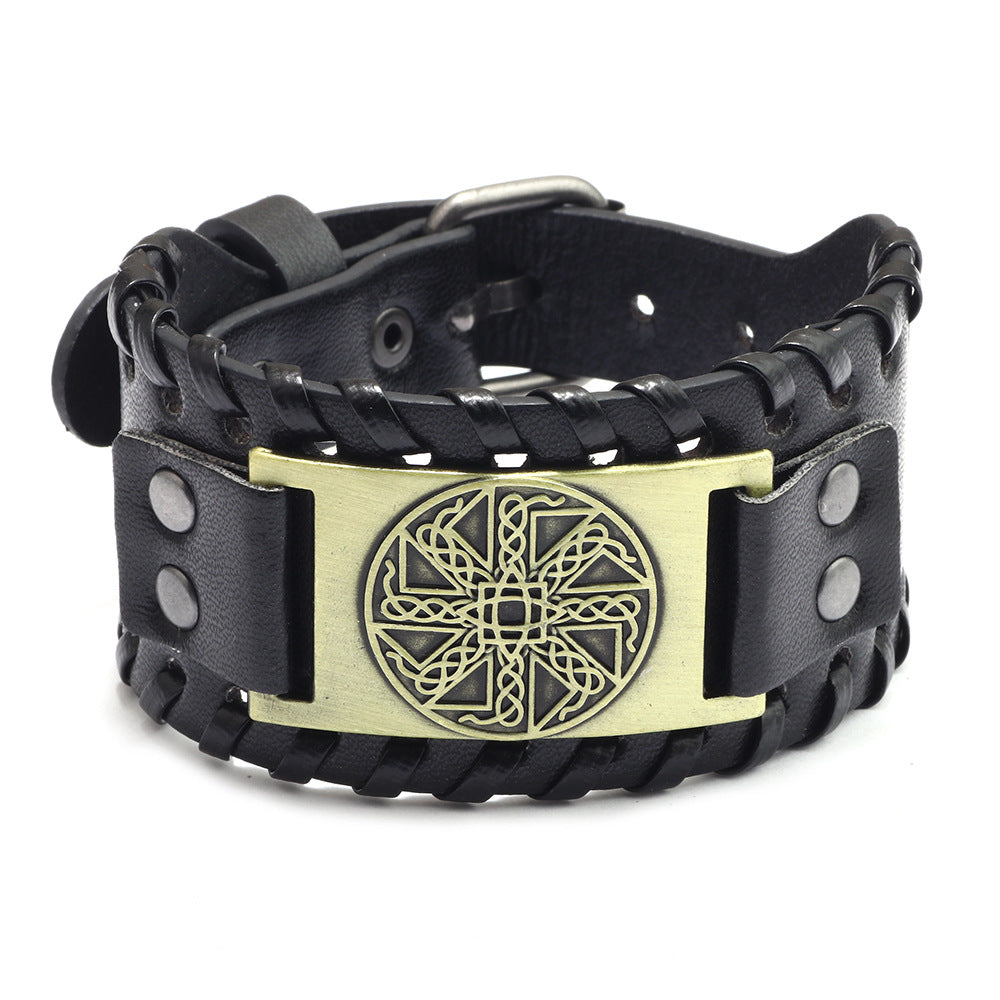 Norse Leather Bracelets